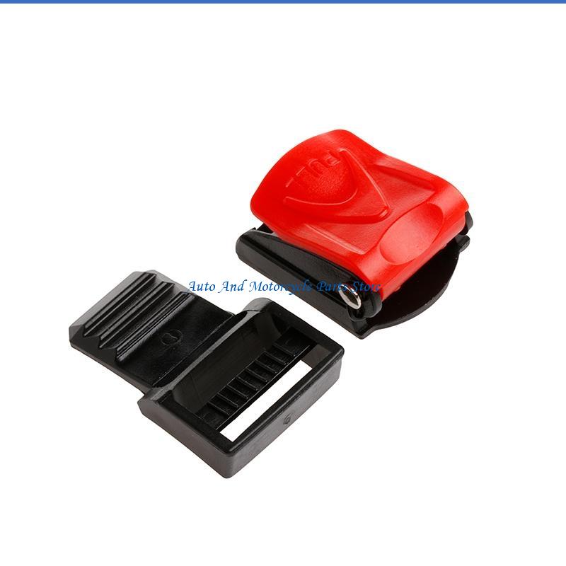 Quick Release Buckle Motorcycle Helmet - P9FD 縫製クリップ自転車ヘルメットバックルモーターバイクモトクロスあごストラップ柔軟なクリップ