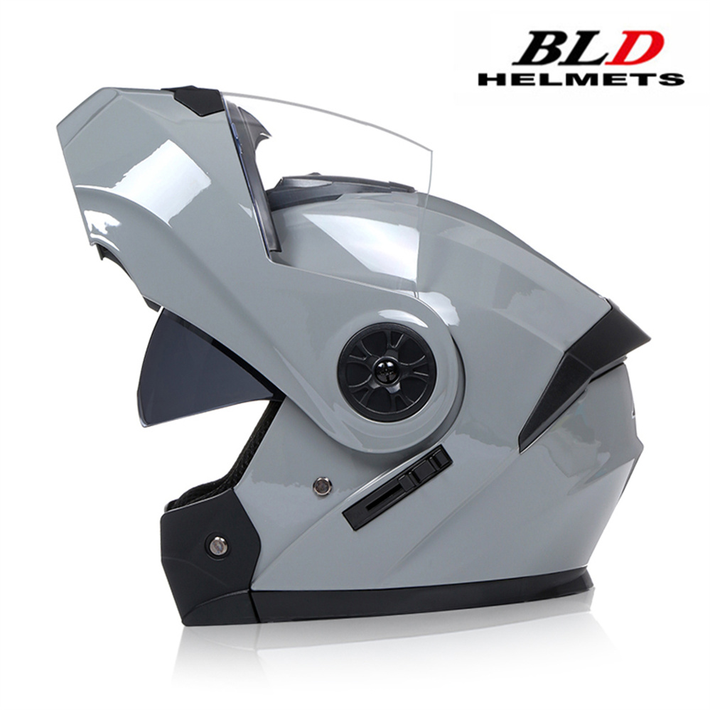 Full Face Motorcycle Helmet With Bluetooth - ダブルレンズ付きモジュラーモーターサイクルヘルメット,安全面,プロフェッショナル,4シーズン,乗馬,ece,ドット承認済み