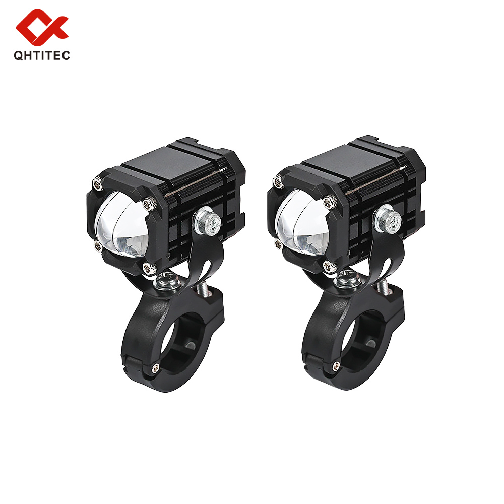 Universal Motorcycle Led Headlight Projector - オートバイLED補助灯IP67防水ミニドライビングフォグライトユニバーサルオートバイヘッドライトスポットビームワークランプ（モト用）