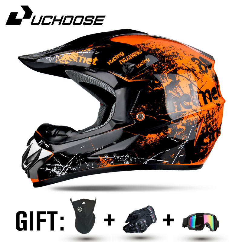 大人と子供のためのプロのオートバイのヘルメット,オフロード, - Full Face Motorcycle Helmet With Bluetooth のレビューと価格