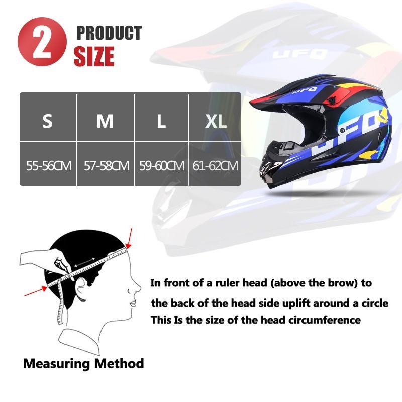 大人と子供のためのプロのオートバイのヘルメット,オフロード, - Full Face Motorcycle Helmet With Bluetooth のレビューと価格
