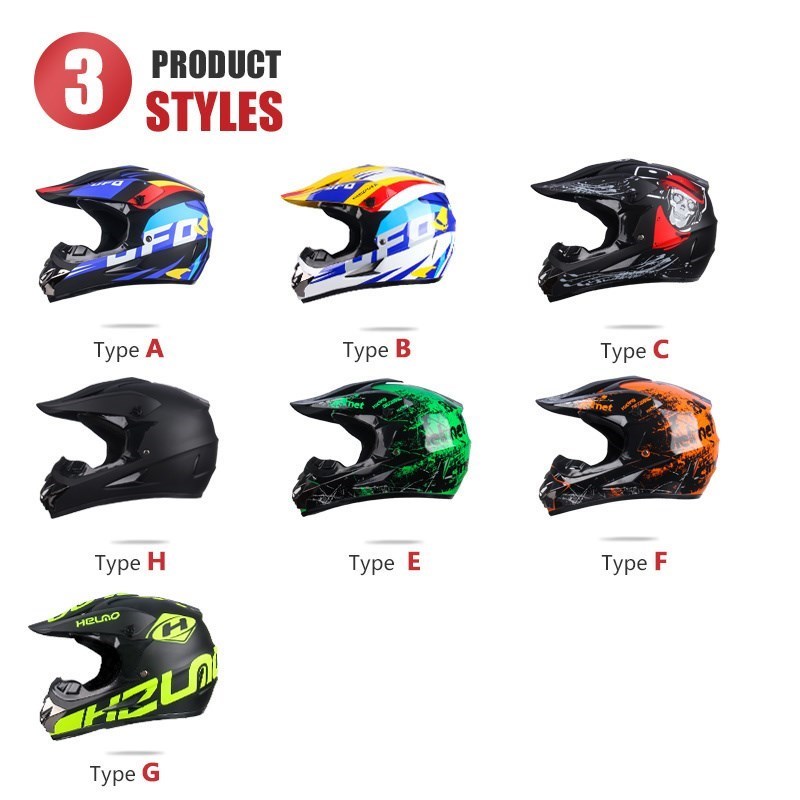 大人と子供のためのプロのオートバイのヘルメット,オフロード, - Full Face Motorcycle Helmet With Bluetooth のレビューと価格