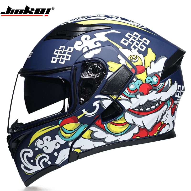W Bluetooth搭載曇り止めダブルレンズフルフェイスヘ - Full Face Motorcycle Helmet With Bluetooth のレビューと価格
