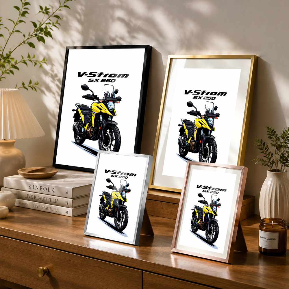 日本のV-Strom SX 250バイクをモチーフにした金属 - Riding Gear のレビューと価格