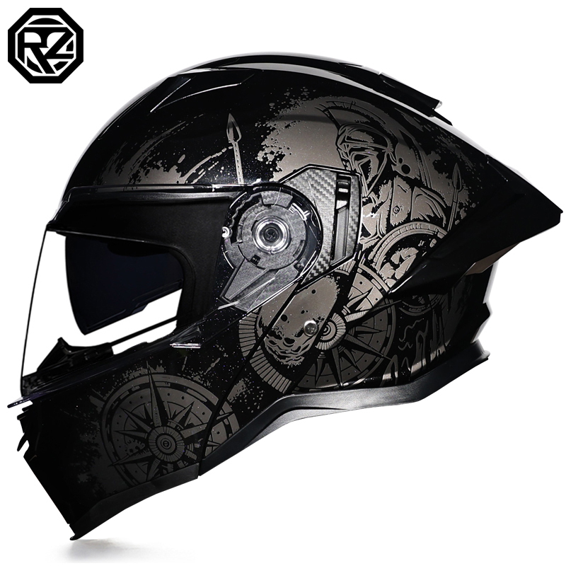 ORZ-997 モジュラーフリップアップバイクヘルメット デ - Full Face Motorcycle Helmet With Bluetooth のレビューと価格
