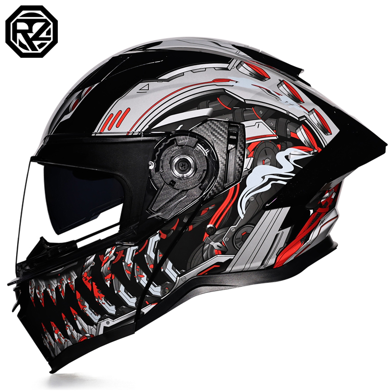 ORZ-997 モジュラーフリップアップバイクヘルメット デ - Full Face Motorcycle Helmet With Bluetooth のレビューと価格