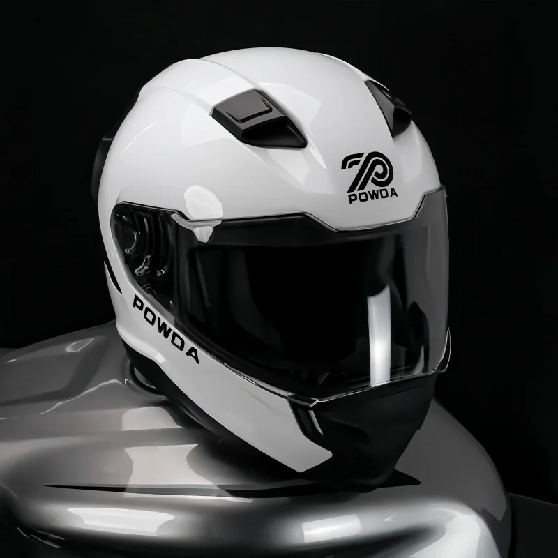 ユニセックス フルフェイス バイクヘルメット、ECE DOT - Dual Visor Motorcycle Racing Helmet のレビューと価格