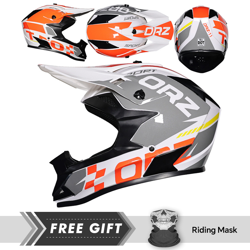 クイックリリースバックル付きオフロードバイクヘルメット,目と - Quick Release Buckle Motorcycle Helmet のレビューと価格
