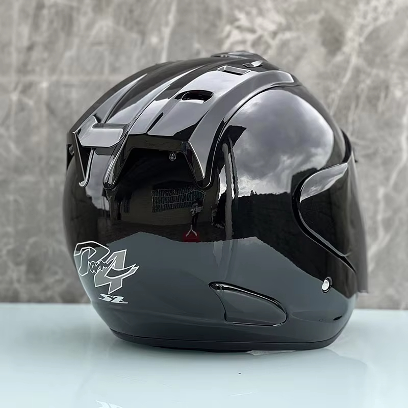 Ram5 ブライトブラック ハーフヘルメット 男女兼用 オー - Full Face Motorcycle Helmet With Bluetooth のレビューと価格