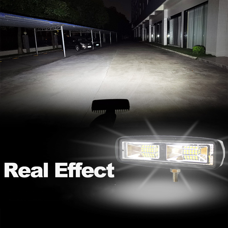 48 ワット LED 車の作業灯高輝度スポットライトオートバ - Universal Motorcycle Led Headlight Projector のレビューと価格