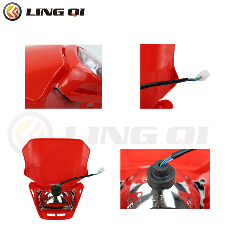 LINGQI 12V 35W LEDヘッドライト PPプラス - Universal Motorcycle Led Headlight Projector のレビューと価格
